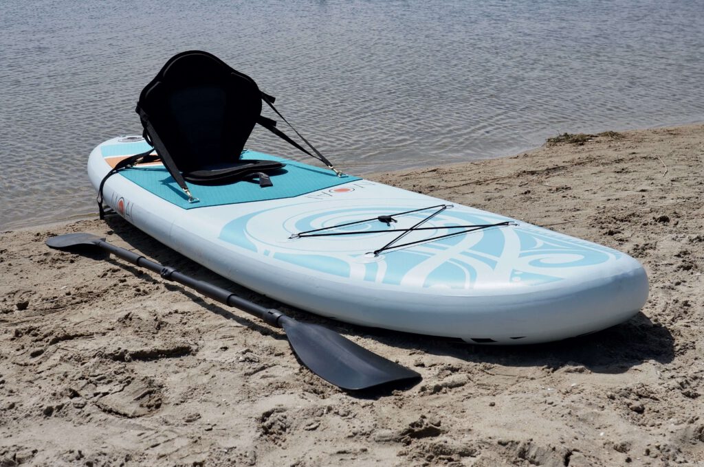 turn your paddle board to a kayak