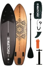 Buy the Matchu paddle board wood mandala