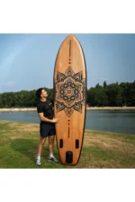 Matchu wood mandala backside